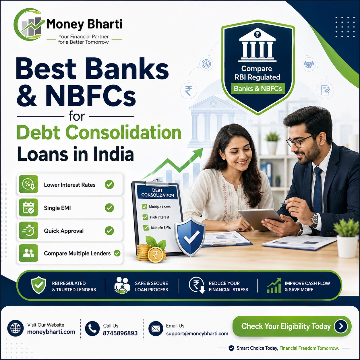 Best Banks & NBFCs for Debt Consolidation Loans in India (2026 Updated List)