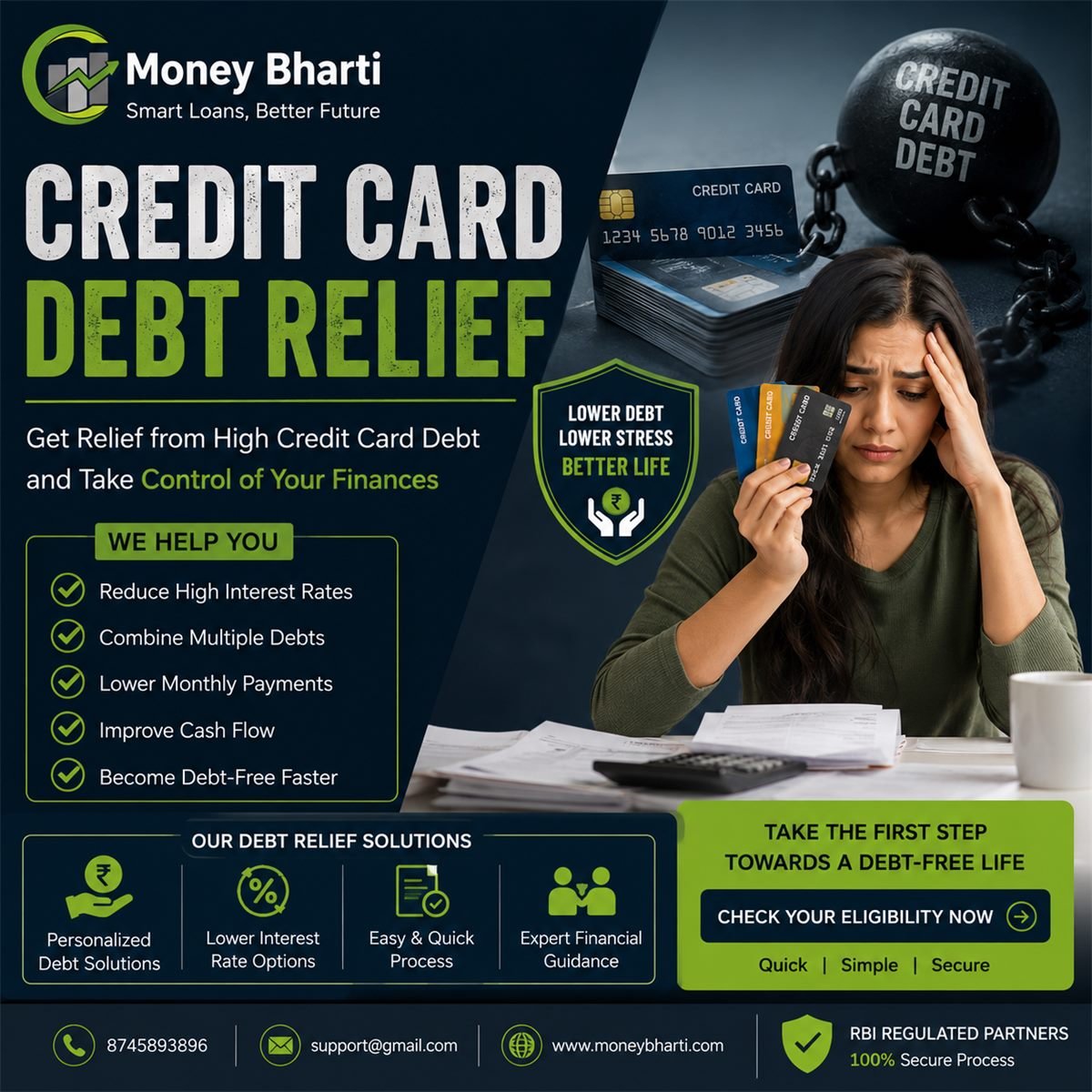 Credit Card Debt Relief in India: Complete Guide to Your Options (2026)