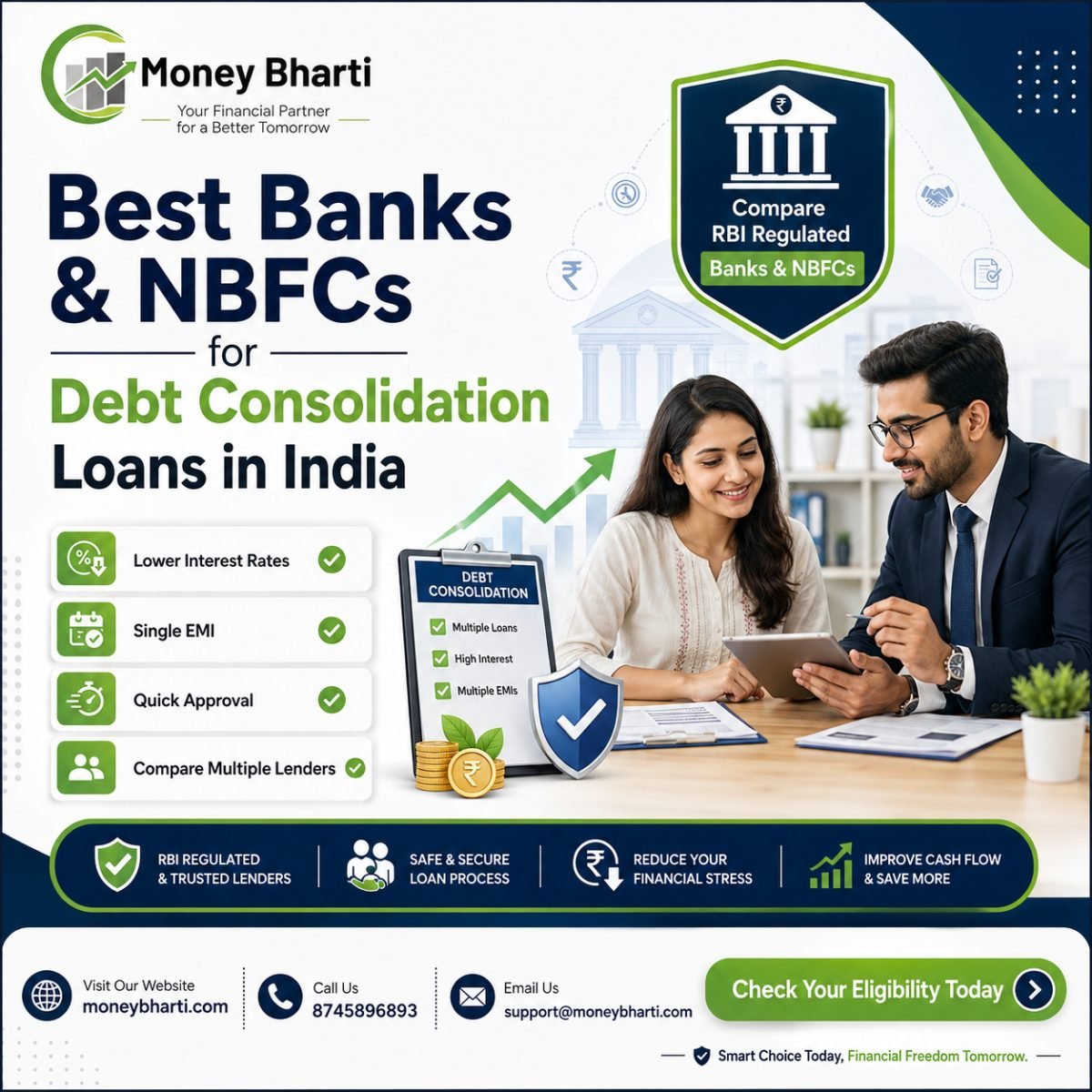 Best Banks & NBFCs for Debt Consolidation Loans in India (2026 Updated List)
