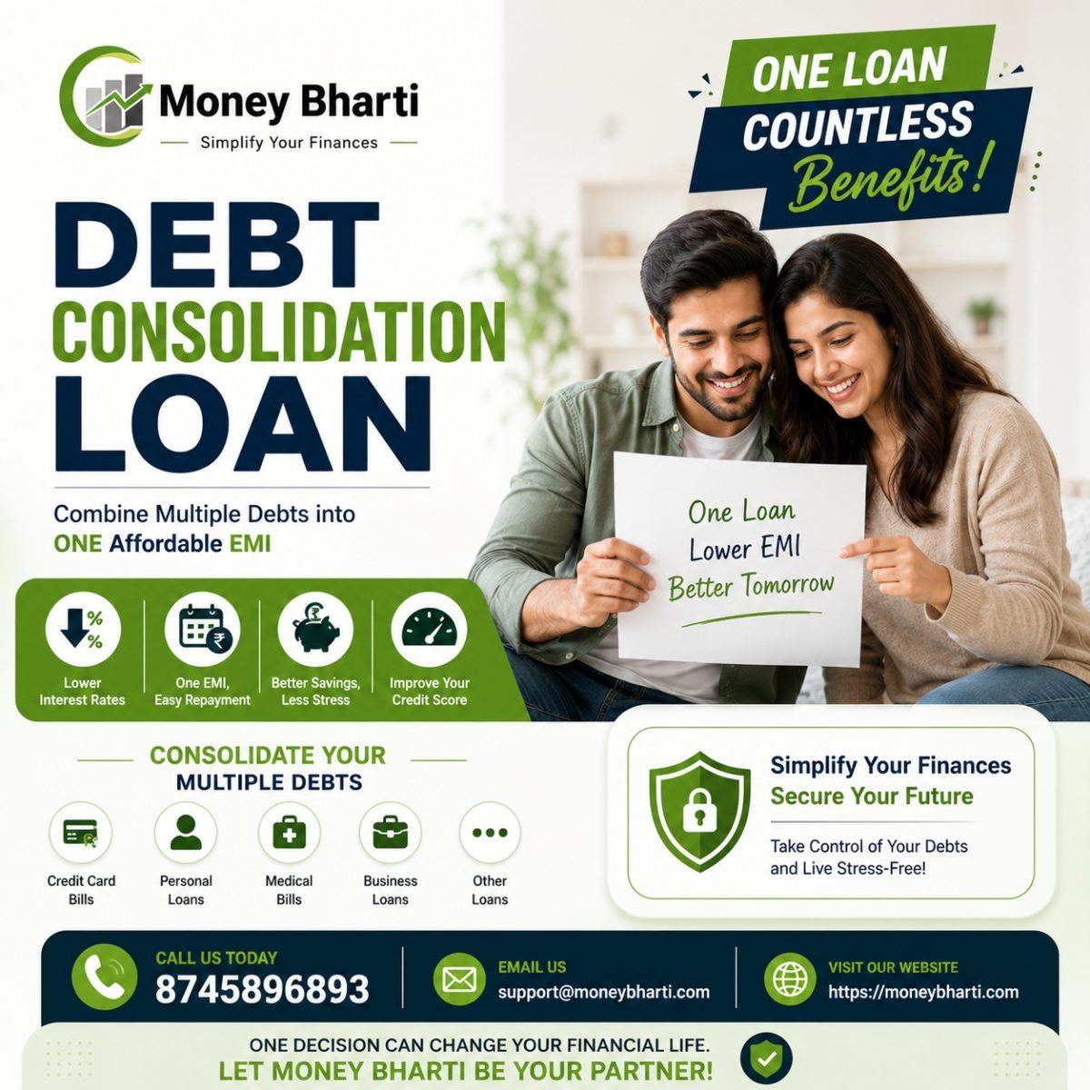 Personal Loan for Debt Consolidation - A Simple Way to Get Out of Multiple EMIs