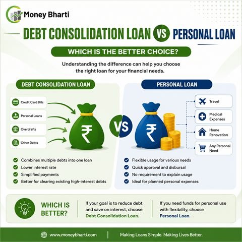 Debt Consolidation Loan vs Personal Loan: Which Is the Better Choice?