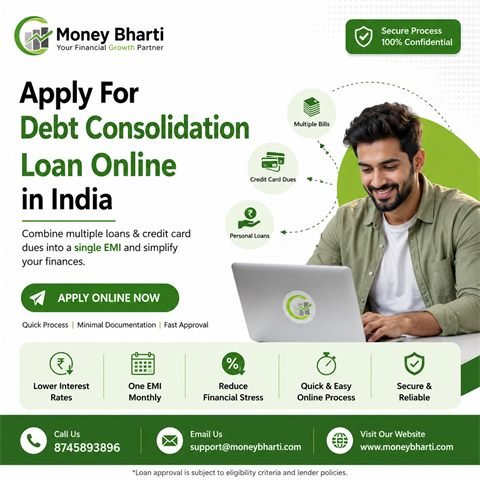 Apply For Debt Consolidation Loan Online in India