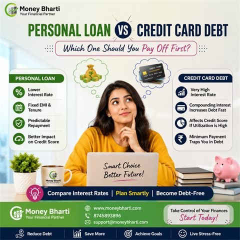 Personal Loan vs Credit Card Debt: Which One Should You Pay Off First?